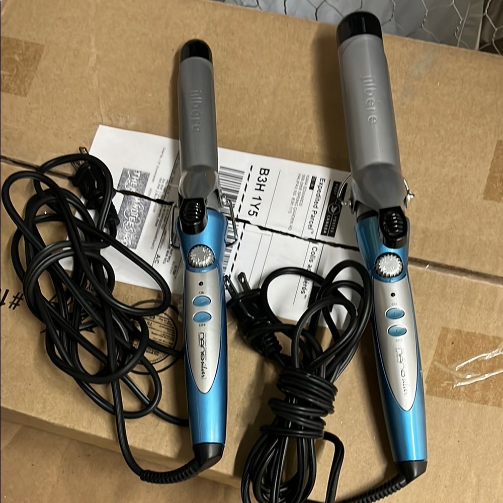 Conair Infiniti Pro Curling Iron Set - Blue and Silver